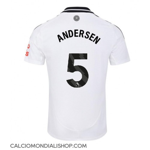 Maglie da calcio Fulham Joachim Andersen #5 Prima Maglia 2024-25 Manica Corta